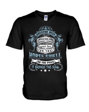 Horse Smell Or The Peace V-Neck T-Shirt tile