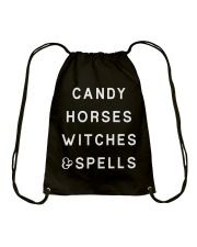 Candy Horses Witches And Spells Drawstring Bag tile