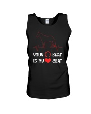 Your Beat Is My Beat Unisex Tank tile
