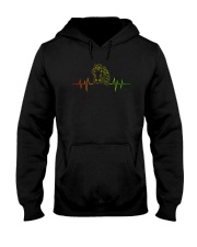 Heartbeat EKG Life Is Better With Horses Hooded Sweatshirt tile