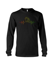Heartbeat EKG Life Is Better With Horses Long Sleeve Tee tile