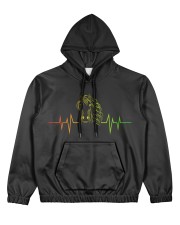 Heartbeat EKG Life Is Better With Horses Women's All Over Print Hoodie tile