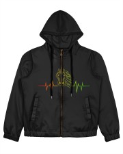 Heartbeat EKG Life Is Better With Horses Women's All Over Print Full Zip Hoodie tile