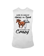 God Is Great Horses Are Good Sleeveless Tee tile