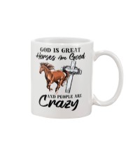 God Is Great Horses Are Good Mug tile