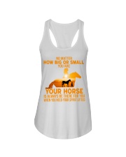 No Matter How Big Or Small Ladies Flowy Tank tile
