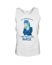 Can't understand people who don't love horse Unisex Tank tile