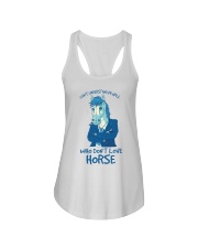 Can't understand people who don't love horse Ladies Flowy Tank tile