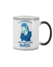 Can't understand people who don't love horse Color Changing Mug tile