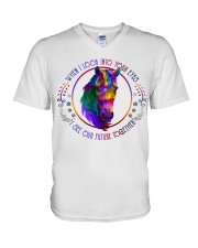 When I Look Into Your Eyes V-Neck T-Shirt tile