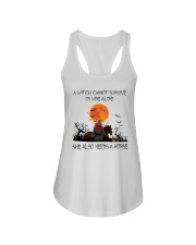 a witch cannot survive Ladies Flowy Tank tile