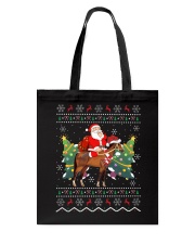 Santa Riding A Horse Tote Bag tile