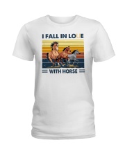 I fall in loue with horse Ladies T-Shirt tile