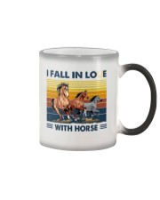 I fall in loue with horse Color Changing Mug tile