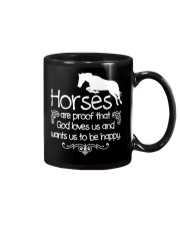God Loves Us And Wants Us To Be Happy Mug tile