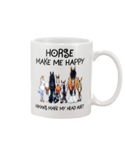 Horse Make Me Happy Mug tile