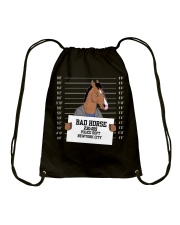 Bad Horse Drawstring Bag tile