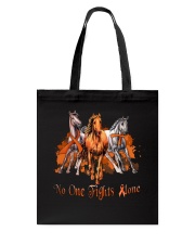 No One Fights Alone Tote Bag tile