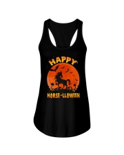 Happy Horselloween Ladies Flowy Tank tile