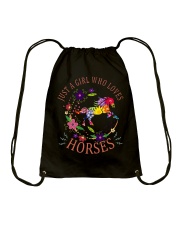 Just A Girl Who Loves Horses Drawstring Bag tile