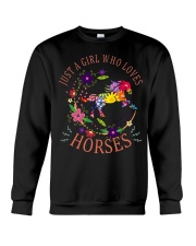 Just A Girl Who Loves Horses Crewneck Sweatshirt tile