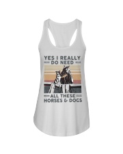 Yes I Really Do Need Ladies Flowy Tank tile