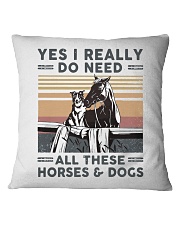 Yes I Really Do Need Square Pillowcase tile