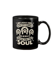 Dirt horse smell and dog slobber Mug thumbnail