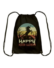 Happy horselloween Drawstring Bag tile