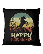 Happy horselloween Square Pillowcase tile