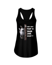 Hay Girl That is Your Job Right Ladies Flowy Tank tile