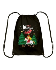 Its A Winterful Life Drawstring Bag tile
