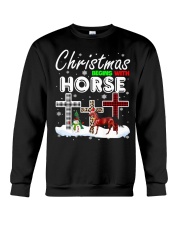 Christmas Begins With Horse Crewneck Sweatshirt tile