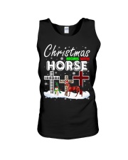 Christmas Begins With Horse Unisex Tank tile