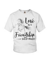 Love Is A Friendship Set To Music Youth T-Shirt tile