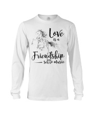 Love Is A Friendship Set To Music Long Sleeve Tee tile