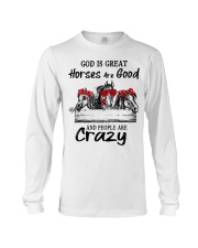 God Is Great Horses Are Good Long Sleeve Tee tile