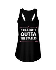 Straight Outta The Stables Ladies Flowy Tank tile