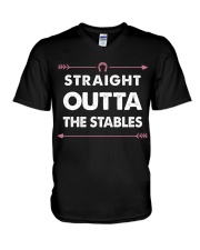 Straight Outta The Stables V-Neck T-Shirt tile