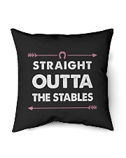 Straight Outta The Stables Indoor Pillow tile