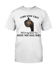 I May Look Calm Premium Fit Mens Tee tile