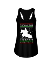 Oh What Fun It Is To Ride Ladies Flowy Tank tile