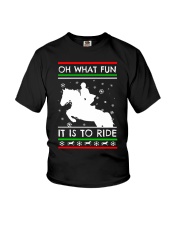 Oh What Fun It Is To Ride Youth T-Shirt tile
