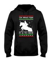 Oh What Fun It Is To Ride Hooded Sweatshirt tile