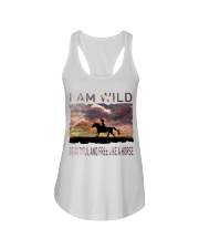 I Am Wild Ladies Flowy Tank tile