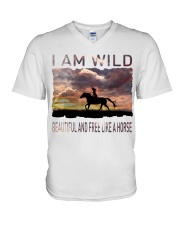 I Am Wild V-Neck T-Shirt tile