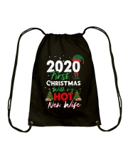 First Christmas With My Hot New Wife Drawstring Bag tile