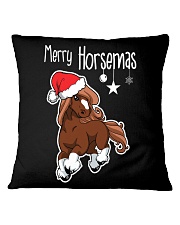 Merry Horsemas Square Pillowcase tile