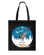 Lets Be Naughty And Save Santa The Trip Tote Bag tile