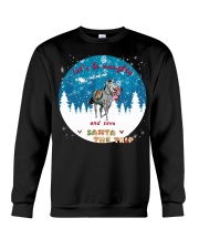 Lets Be Naughty And Save Santa The Trip Crewneck Sweatshirt tile